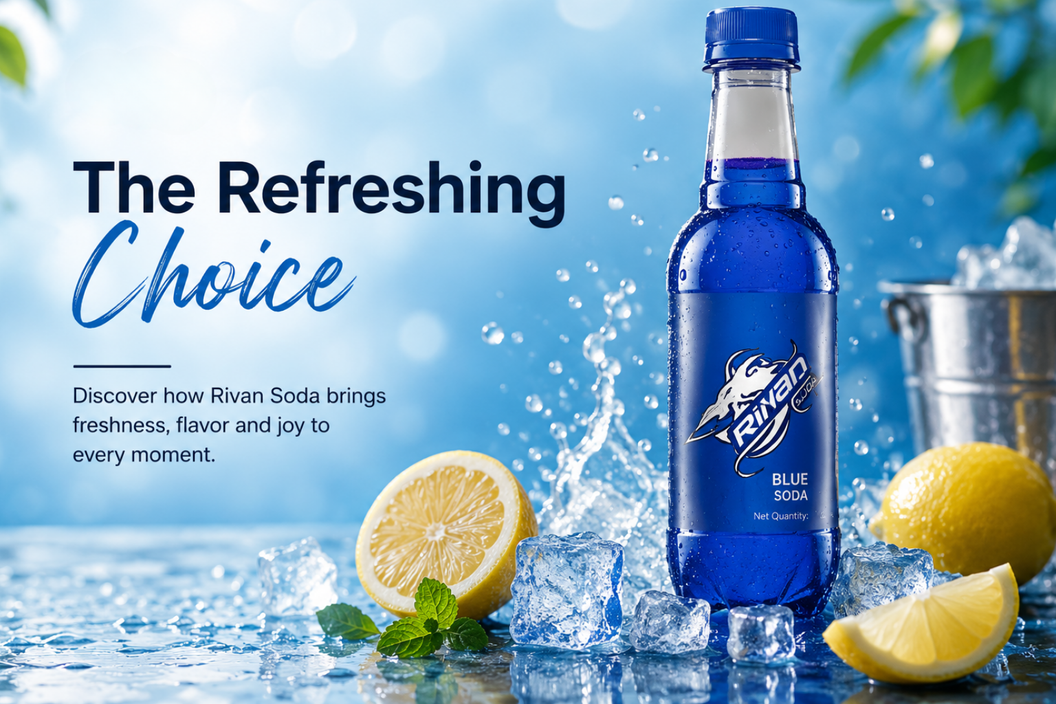 Power Up with Rivan Blue Energy Drink